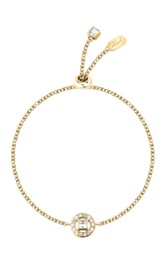 KARL LAGERFELD ILLUME KLBJX13 Γυναικείο Βραχιόλι Χρυσό Με Πέτρες