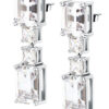 KARL LAGERFELD LIGHT KLBKE02 Γυναικεία Σκουλαρίκια Ασημένια Με Πέτρες