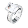 KARL LAGERFELD LIGHT KLBKE03014 Γυναικείο Δαχτυλίδι Ασημένιο Με Πέτρες