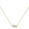 KARL LAGERFELD LIGHTS KLBJX26 Γυναικείο Κολιέ Χρυσό Με Καρδιές Με Πέτρες