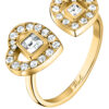 KARL LAGERFELD LIGHTS KLBJX36012 Γυναικείο Δαχτυλίδι Χρυσό Με Καρδιές Με Πέτρες