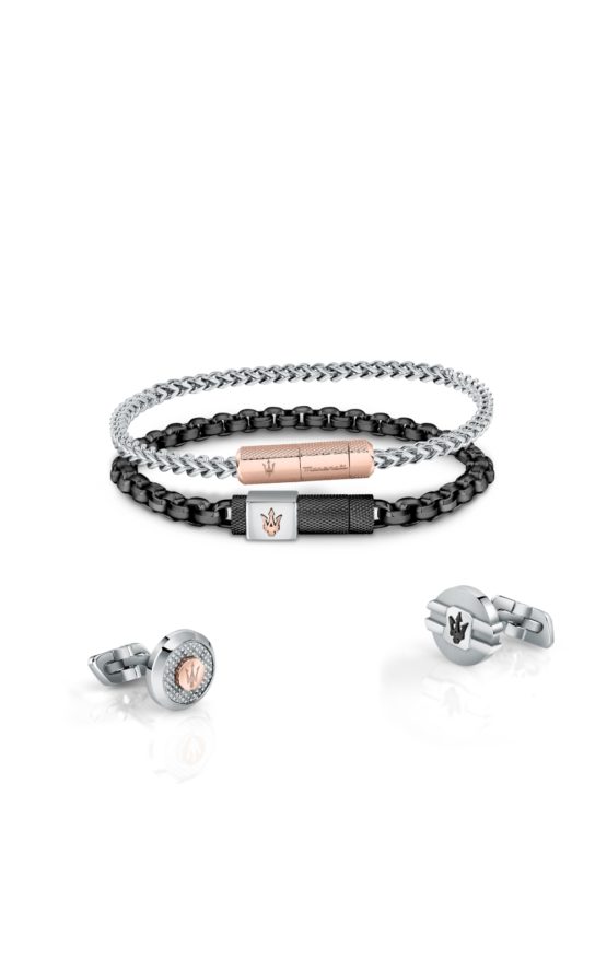 MASERATI ARM RING JM223ATK24 Ανδρικό Βραχιόλι Με Λογότυπο_5