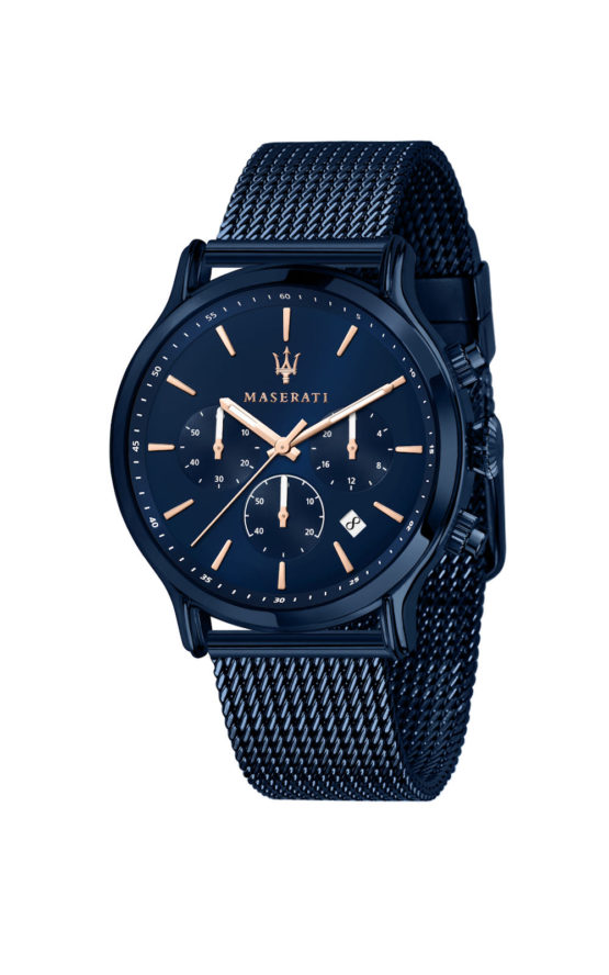 MASERATI BLUE EDITION R8873618010 Ανδρικό Ρολόι Quartz Χρονογράφος Ακριβείας