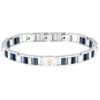 MASERATI CERAMIC JM225ATZ55 Βραχιόλι Δίχρωμο Με Τρίαινα
