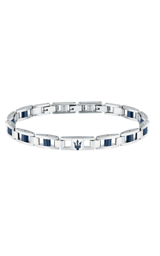 MASERATI CERAMIC JM225ATZ59 Βραχιόλι Δίχρωμο Με Τρίαινα