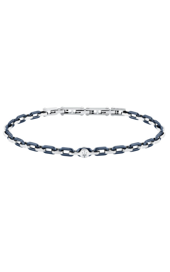 MASERATI CERAMIC JM226ATZ78 Βραχιόλι Δίχρωμο Κεραμικό Με Λογότυπο