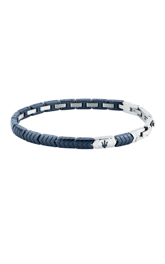 MASERATI CERAMIC JM226ATZ87 Βραχιόλι Μπλε Κεραμικό Με Λογότυπο