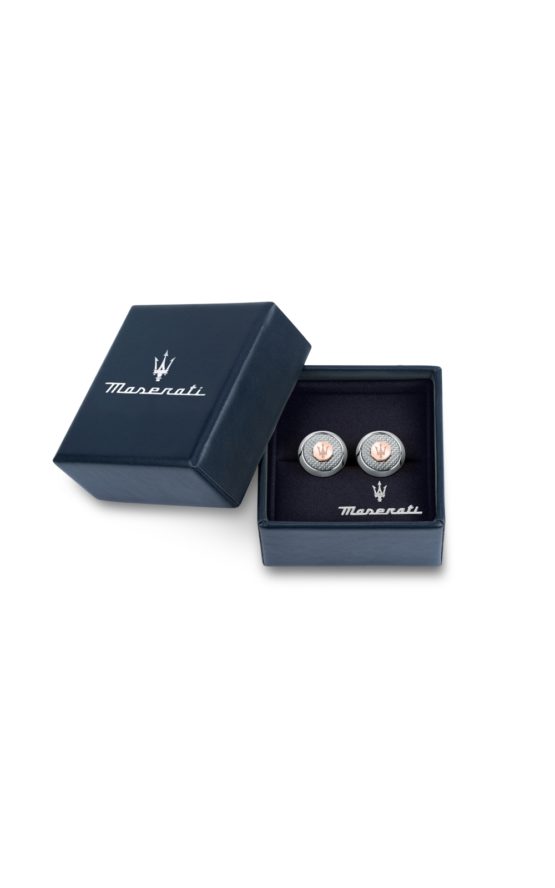 MASERATI CUFFLINKS JM223ATK20 Ασημένια Μανικετόκουμπα_6