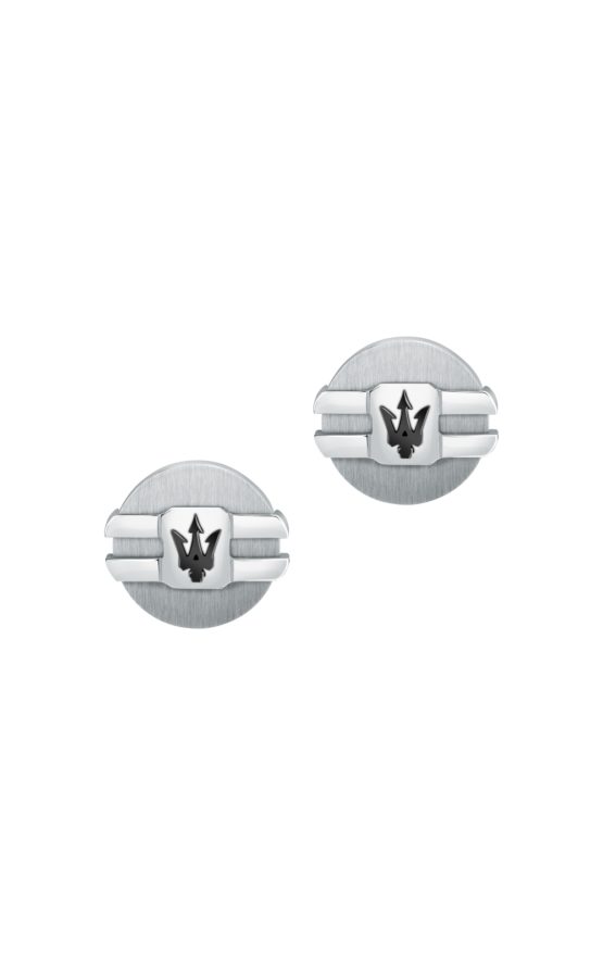 MASERATI CUFFLINKS JM223ATK21 Ασημένια Μανικετόκουμπα_1