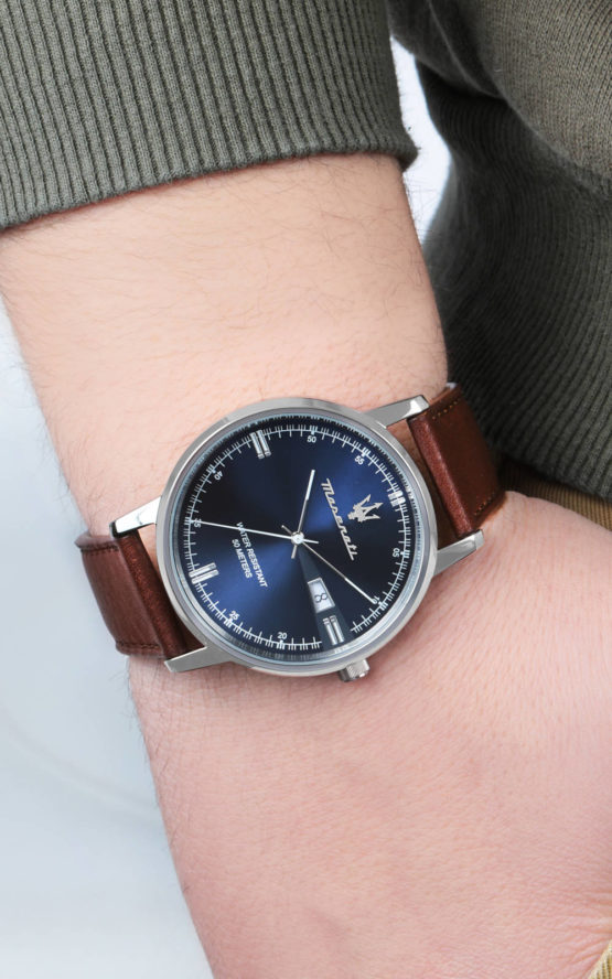 MASERATI ELEGANZA R8851130003 Ανδρικό Ρολόι Quartz Ακριβείας4