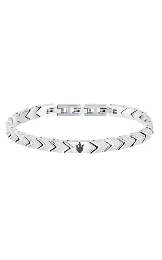 MASERATI ICONIC JM225AVD91 Βραχιόλι Ασημένιο Με Τρίαινα