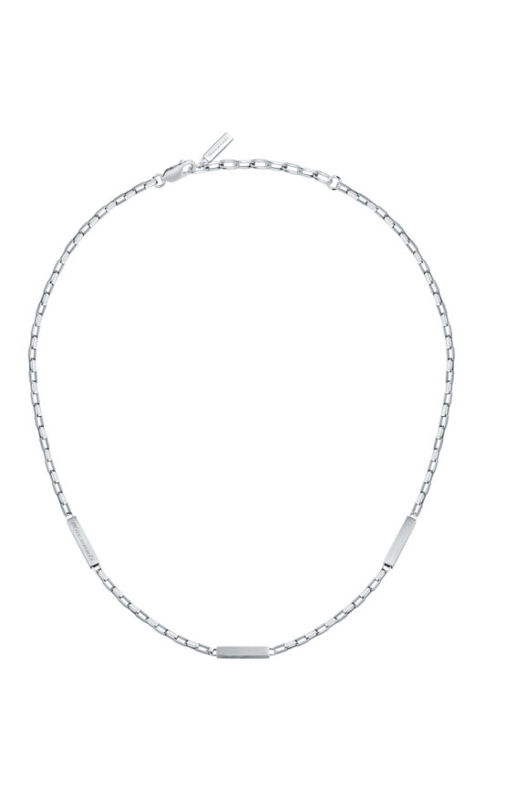 MASERATI ICONIC JM425AVD110 Κολιέ Ασημένιο Με Λογότυπο