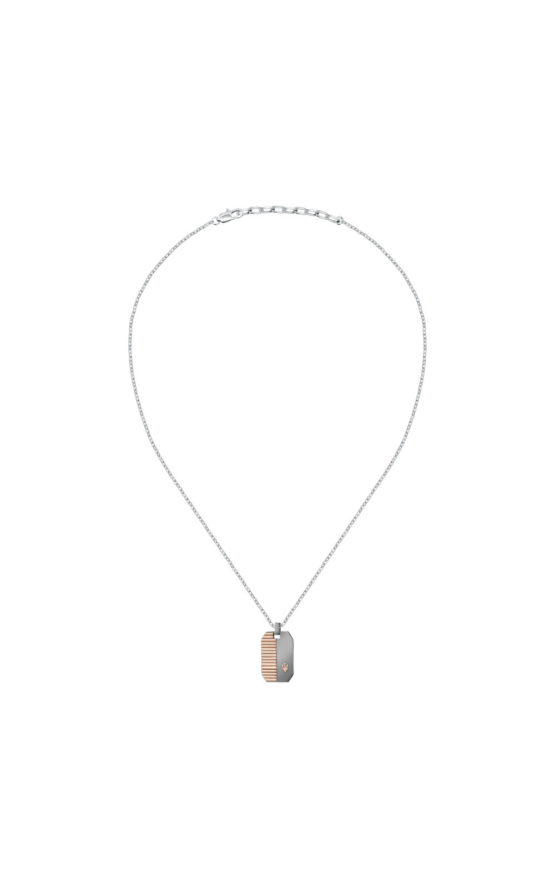 MASERATI JM222AVD01 Ασημένιο Ανδρικό Κολιέ