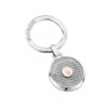 MASERATI KEY RING KMU2230101 Ασημένιο Μπρελόκ Με Λογότυπο