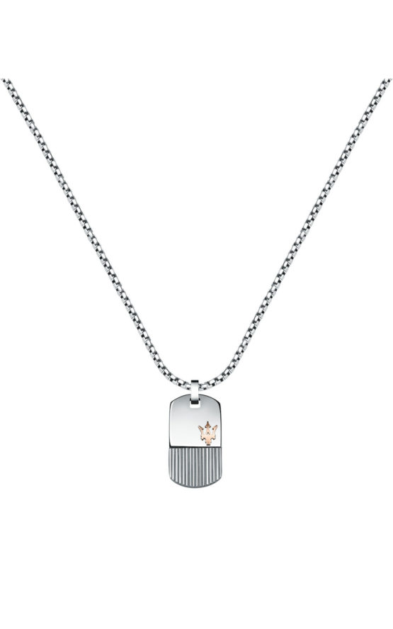 MASERATI NECKLACE JM121ATK08 Ασημένιο Ανδρικό Κολιέ