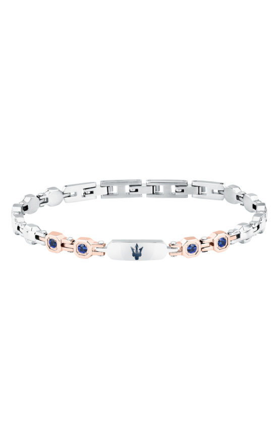 MASERATI SAPPHIRE JM335AXO10 Βραχιόλι Δίχρωμο Με Πέτρες