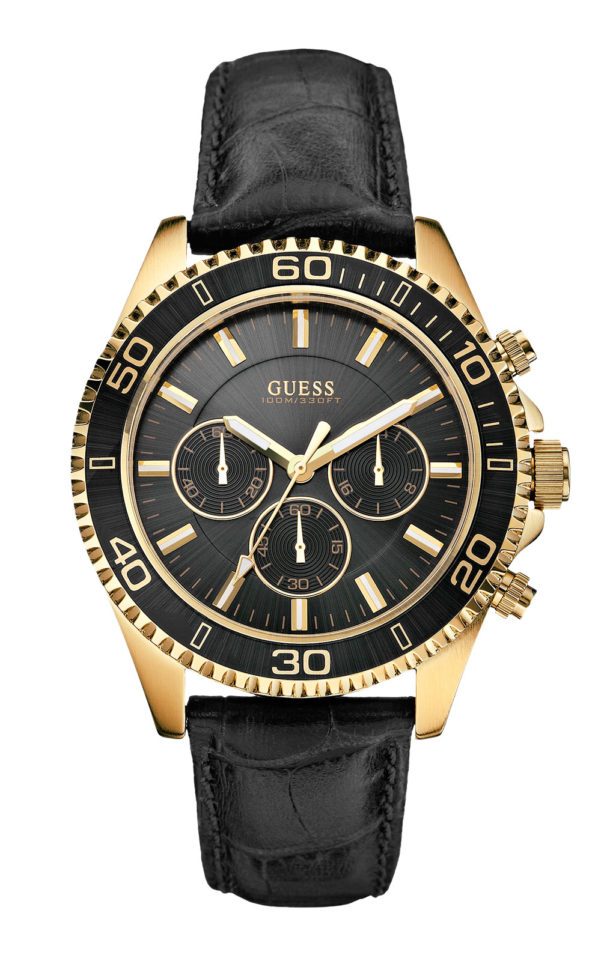 GUESS W0171G3 Ανδρικό Ρολόι Quartz Χρονογράφος Ακριβείας
