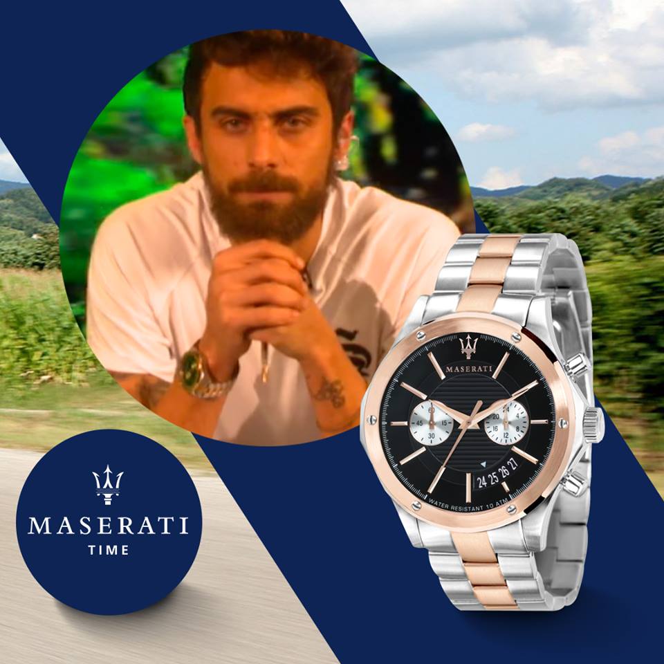 Ο Μάριος Πρίαμος Με Μεταλλικό Ρολόι Maserati