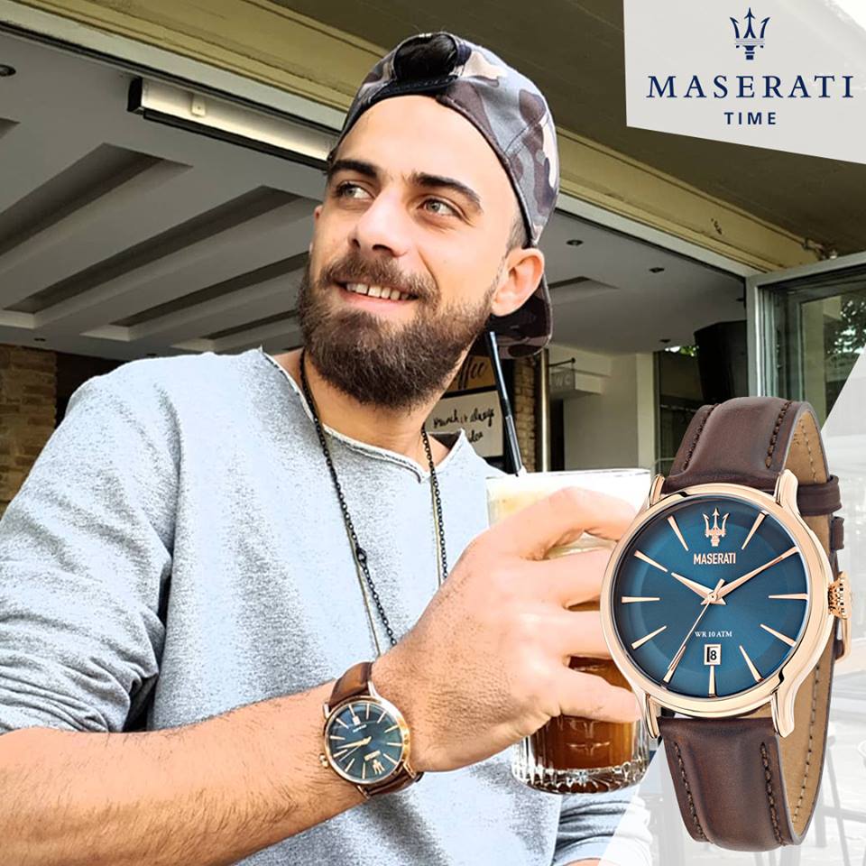 Ο Μάριος Πρίαμος Με Νέο Ρολόι Maserati