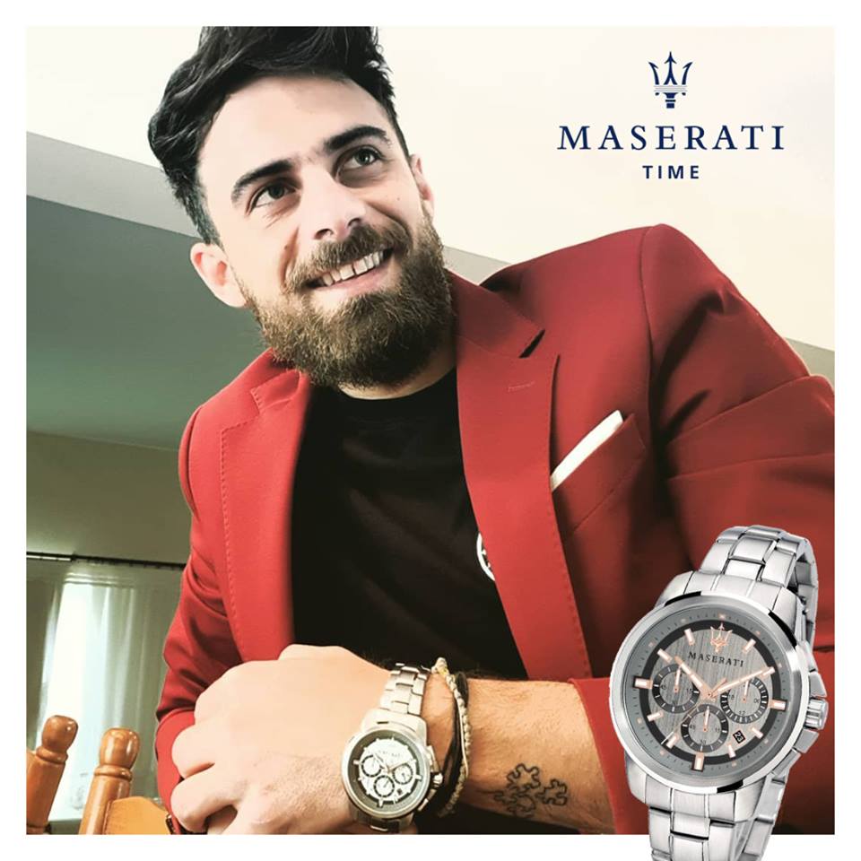 Ο Μάριος Πρίαμος Με Το Νέο Του Ρολόι Maserati